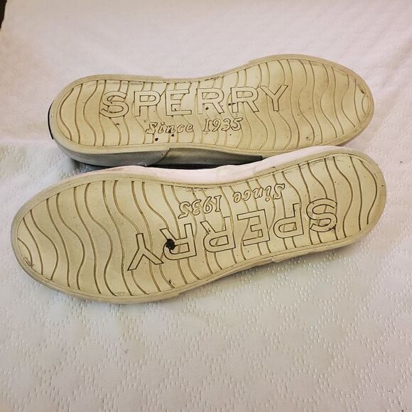 Sperry Pier Sider Navy Blue Shoes Size 8.5 M - Picture 7 of 7